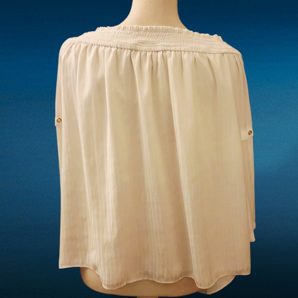 JENNIFER LOPEZ Blouse Off The Shoulder Shirt - Picture 5 of 8